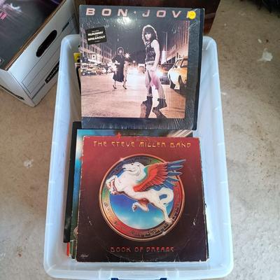 LOT 299: Large Collection of Vintage LPs - Hip Hop, Dance and Rock