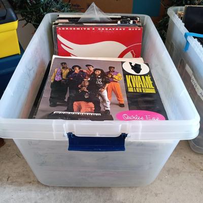 LOT 299: Large Collection of Vintage LPs - Hip Hop, Dance and Rock