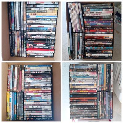 LOT 269: Large Collection of DVDs - Some New and Sealed