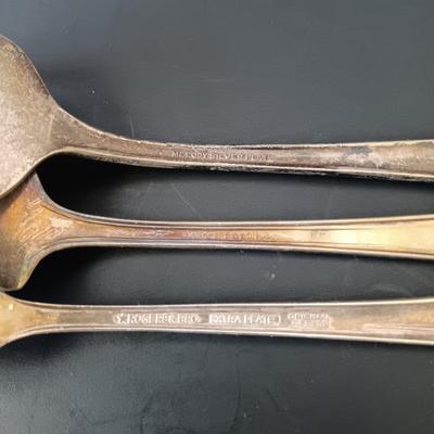 LOT 255: Large Collection of Plated and Stainless Steel Silverware