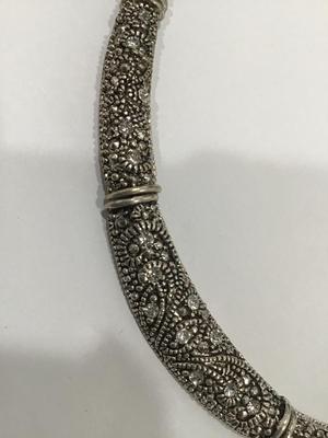 Beatiful Premier Design Marcasite Style collar Necklace