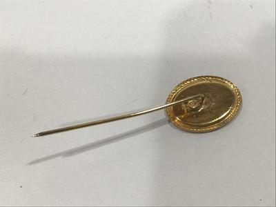 Vintage Pin Rose Enamel