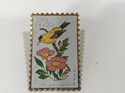 Wild Rose Finch Stamp