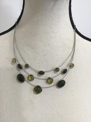 Napier Metal Green Fashion Necklace