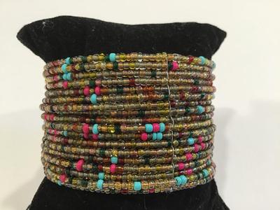 Glass Beaded Cuff