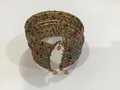 Glass Beaded Cuff