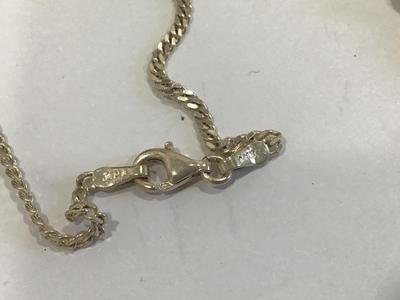 925 Pendant with silver Plated Chain