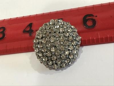 Vintage around Rhinestone Cluster Brooch
