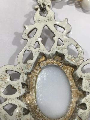 Florenza Victorian Revival Cameo Necklace Vintage