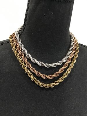 Chunky Mixed Metals Vintage Statement