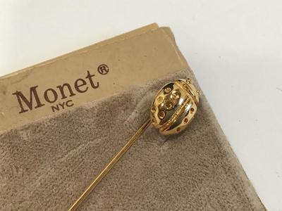 Vintage Monet Lady Bug Pin