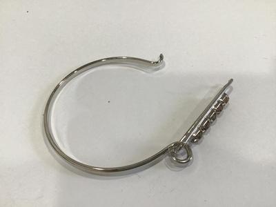 Rhinestone Hinged Bracelet