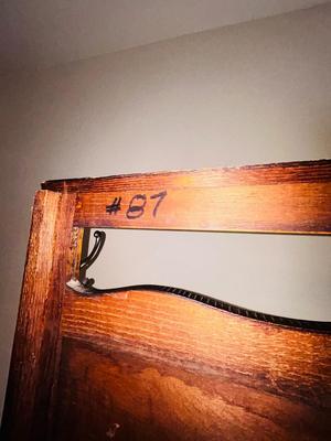 ANTIQUE HALL TREE W/STORAGE UNDER THE SEAT