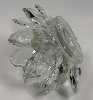 Crystal White Lotus Candle Holders