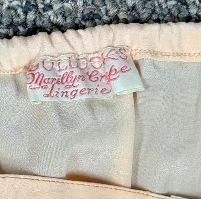 40's Silk Panty Satin Knickers Petti Sz 30 Vintage 1940's Rare Find Forties Bullock's Lingerie Feminine Authentic Quality...
