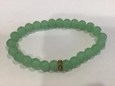 Green Glass Bracelet