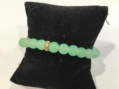 Green Glass Bracelet