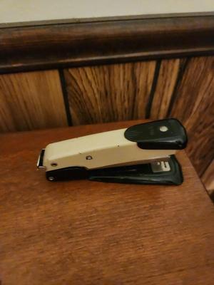 Black and Beige Stapler
