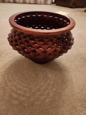 Wooden Vase