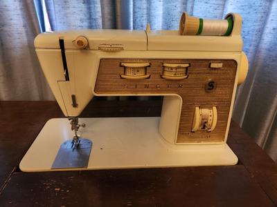 Sewing Table with Singer sewing machine