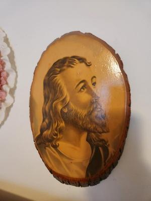 Wood Jesus Wall Hanger