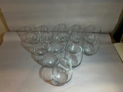 12 STEMLESS WINE GLASSES