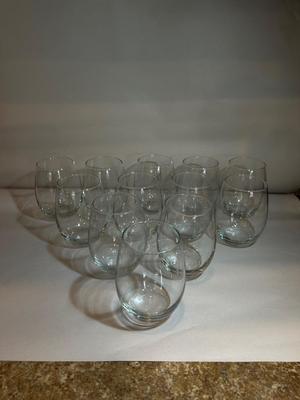 12 STEMLESS WINE GLASSES