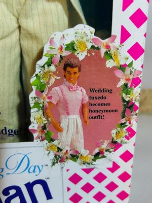1990 WEDDING DAY ALAN, HE’S MARRYING BARBIES FRIEND MIDGE