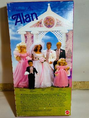 1990 WEDDING DAY ALAN, HE’S MARRYING BARBIES FRIEND MIDGE