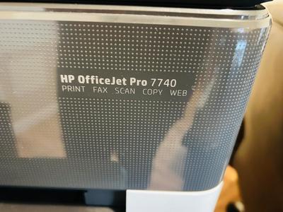 SUPER NICE HP OFFICEJET PRO 7740 WIRELESS WIDE FORMAT ALL-IN-ONE PRINTER