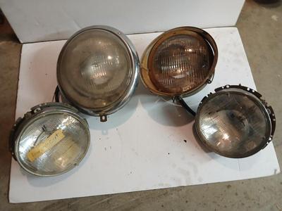 Vintage VW Bug Headlight Assemblies (x4) – Hella Germany