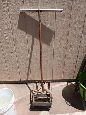 Antique Hand Tiller with Plow Blades