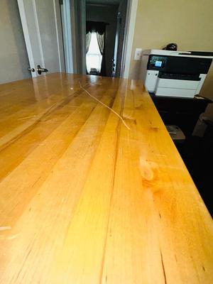 STURDY BUTCHER BLOCK WORK BENCH