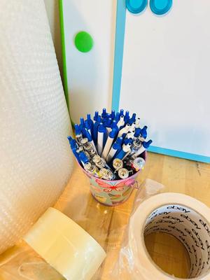 BUBBLE WRAP, PACKAGING TAPE, INK PENS, DRY ERASE BOARDS AND MORE!