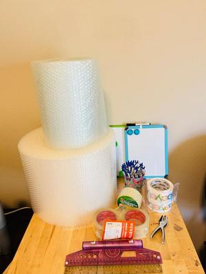 BUBBLE WRAP, PACKAGING TAPE, INK PENS, DRY ERASE BOARDS AND MORE!