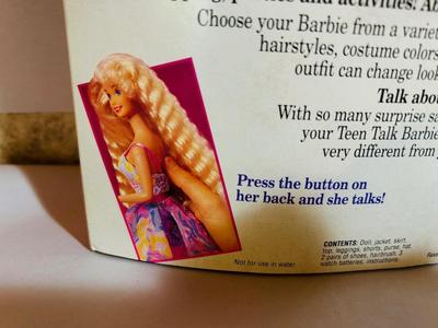 1991 TEEN TALK BARBIE