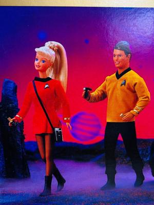 1996 30th ANNIVERSARY COLLECTORS EDITION STAR TREK BARBIE AND KEN