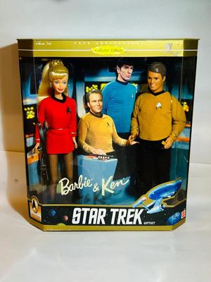 1996 30th ANNIVERSARY COLLECTORS EDITION STAR TREK BARBIE AND KEN