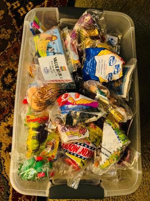 MCDONALD. AND BURGER KING KIDS MEAL TOYS IN PACKAGES