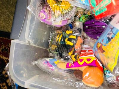 MCDONALD. AND BURGER KING KIDS MEAL TOYS IN PACKAGES