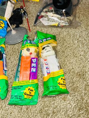 STAR WARS COLLECTIBLE PEZ, ACTION FIGURES AND STAR TREK TOO