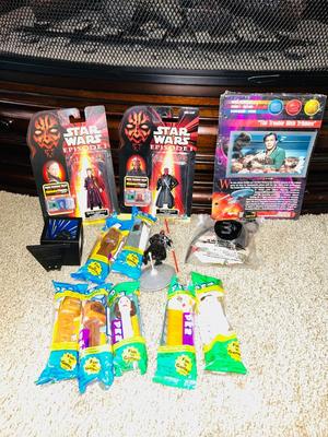 STAR WARS COLLECTIBLE PEZ, ACTION FIGURES AND STAR TREK TOO