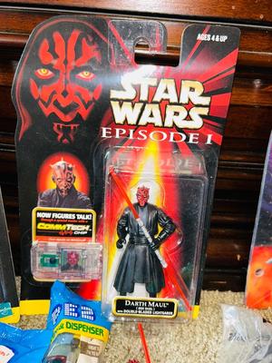 STAR WARS COLLECTIBLE PEZ, ACTION FIGURES AND STAR TREK TOO