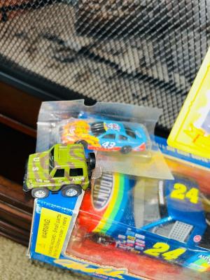 RACING CHAMPIONS JEFF GORDON 1/24 SCALE DIE CAST SUPER TRUCK, RICHARD PETTY CAR, MATCHBOX ORIGINALS REPRODUCTION TRUCK & MORE