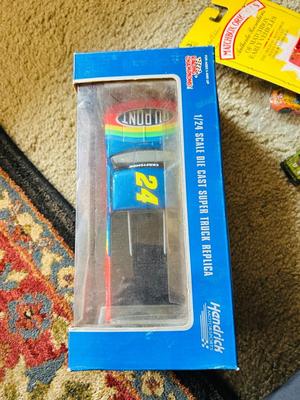 RACING CHAMPIONS JEFF GORDON 1/24 SCALE DIE CAST SUPER TRUCK, RICHARD PETTY CAR, MATCHBOX ORIGINALS REPRODUCTION TRUCK & MORE