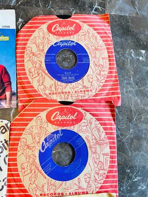 VTG 45 RECORDS, DR. HOOK, JOHNNY CASH, TOM JONES, LOUIS ARMSTRONG AND MUCH MORE!