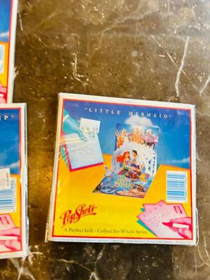1975 MICKEY MOUSE TOP WORKS GREAT! AND ASSORTMENT OF NEAT POP UP DISNEY GREETING CARDS