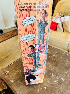 1987 AUTHENTIC PEE-WEES PLAY HOUSE TALKING PEE-WEE HERMAN DOLL