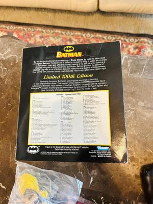 LIMITED 100th EDITION BATMAN, SPAWN ACTION FIGURES, VTG BATMAN & SPIDER-MAN BANKS AND OTHER MARVEL TOYS