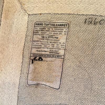 Hand Tufted Wool Rug 7.5’ x 5’ (LR-SS)